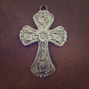 Montana silversmith cross pendant